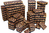 10 Boxes-Leopard Print Cotton Filled Boxes