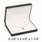 Black/White Necklace CR Leatherette Box opened