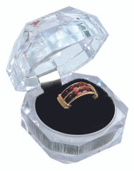 Crystal Style Ring Box(Diamond Cut)