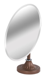 Adjustable Mirror with Metal Base (Oval w/Tilt)