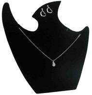 Black 9 1/2"H Necklace Display with Easel