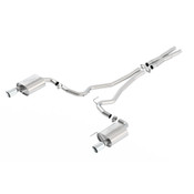 2015-2017 MUSTANG GT 5.0L CAT BACK SPORT EXHAUST SYSTEM - CHROME TIPS M-5200-M8SC