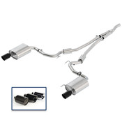 2015-2019 MUSTANG 2.3L ECOBOOST CAT-BACK SPORT EXHAUST SYSTEM WITH BLACK CHROME TIPS  M-5200-M4SBA