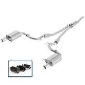 2015-2019 MUSTANG 2.3L ECOBOOST CAT-BACK SPORT EXHAUST SYSTEM WITH CHROME TIPS  M-5200-M4SCA