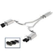 2015-2019 MUSTANG GT 5.0L CAT-BACK EXTREME EXHAUST SYSTEM WITH BLACK CHROME TIPS  M-5200-M8EBA