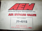 AEM Induction 20-401S Air Bypass Valve