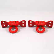 M-18954-SDR  2017-2021 SUPER DUTY TOW HOOKS-PAIR-RED