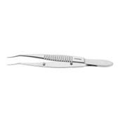 Lims Corneoscleral Suture Forceps W/Platform And 0.12mm Teeth - S5-1551
