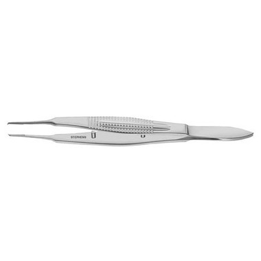 Castroviejo Suturing Forceps W/Platform Straight, 1x2 Teeth, 1.5mm - S5-1585

