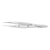 Harms Tying Forceps, W/Platform 4.5mm, 0.5mm Wide At Tips, Curved - S5-1615

