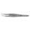 Kelman-McPherson Tying Forceps, Smooth Jaws W/Platform, 8mm Long, Angled - S5-1630

