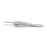 Sauer Suture Forceps, 1X2 Teeth Oblique Angled - S5-1666

