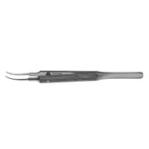 Tennant Tying Forceps Round Handles, Smooth Jaws, W/Guide Pin, W/Platform, Curved - S5-1675

