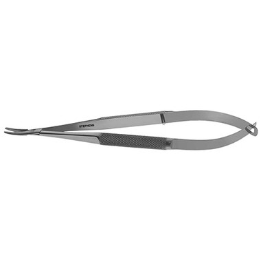 Barraquer Needle Holder, Standard, Curved Jaws, W/O Lock - S6-1000

