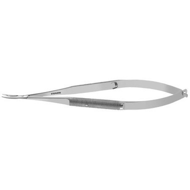 Barraquer Needle Holder, Standard, Curved Jaws, W/Lock - S6-1005

