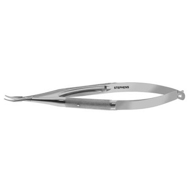 Barraquer Needle Holder, 14cm Long, 0.75mm Jaws, W/Lock - S6-1025

