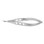 Troutman - Castroviejo Scissors W/Stop Small Blades, Right - S7-1185
