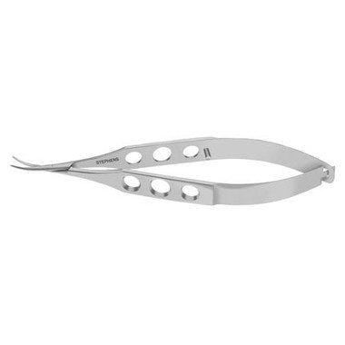Castroviejo Corneal Scissors Medium Blades Curved, Blunt Tips - S7-1240
