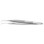 Iris Forceps, Long Handle, Short Curve, Fine Teeth - S5-1310


