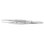 McPherson Corneal Forceps 1x2 Teeth, 0.4mm, Straight N/S - S5-1225

