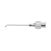 Bracken Anterior Chamber Irrigating Cannula Curved Lower Portion 1mm Opening 19Ga - SC-1025