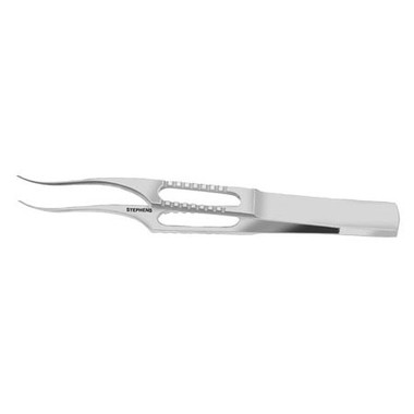 Pierse Swan Neck Forceps W/Wide Jaws & A Micro Groove #24 - S5-2065

