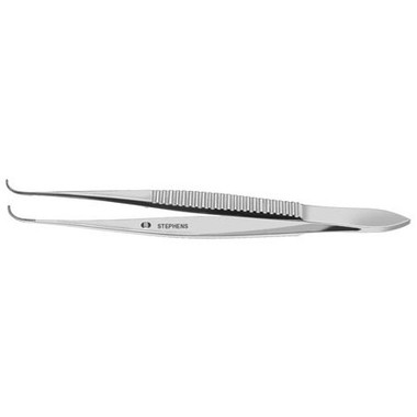 Dressing Forceps Serrated W/Guide Pin, Strong Curve N/S - S5-1381
