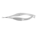 Vannas Capsulotomy Scissors Curved Sharp Tips (Disposable) (Box of 10) 