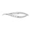 Castroviejo Keratoplasty Scissors Medium Blades, Blunt Tips Angled To Side - S7-1295

