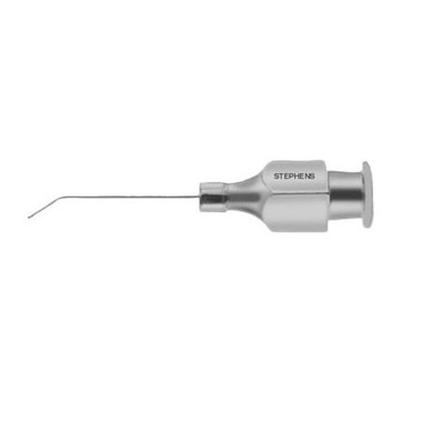 Air Injection Cannula, Smooth Angled Tip, 27Ga - SC-1630
