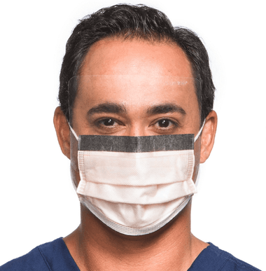 Level 3 Fog-Free Procedure Mask With SO SOFT* Lining, Visor, Orange