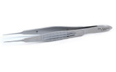 Castroviejo Suturing Forcep, Wide Serrated Handle,  0.5mm Teeth