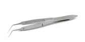 Utrata Capsulorhexis Forceps, Flat Handle With Dull Finish (MSI Precision) (5-3113	)