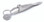 Hunt Chalazion Forceps, Serrated Handle With Polished Finish, Locking Thumb Screw, Round Solid 15mm Wide Lower Plate, Open Upper Plate With Inside Diameter Of 12mm, And Overall Length Of 3 3/4" (97mm)
