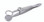 Lambert Chalazion Forceps, Large, Serrated Handle With Polished Finish, Locking Thumb Screw, Round Solid Lower Plate, Open Upper Plate With Inside Diameter Of 15mm, And Overall Length Of 3 3/4" (97mm)