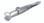 Baird Chalazion Forceps, Serrated Handle With Polished Finish, Locking Thumb Screw, Oval Solid 15mm Wide Lower Plate, Open Upper Plate With Inside Dimensions Of 11mm X 8mm, And Overall Length Of 3 3/4" (97mm)