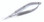 Westcott Curved Tenotomy Scissors, Serrated And Wide Handle With Polished Finish, Right Model, Rounded Westcott Blades, Blunt Tips, 23mm Mid Screw To Tip, And Overall Length Of 5 1/2" (140mm)