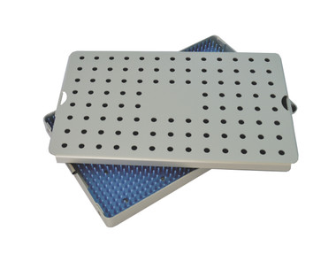 Aluminum Sterilization Tray Large Size 10'' x 6'' x 0.75'' (CalTray A3000)
