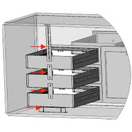 Lynx Modular Drawer Kit (allows you to stack model LMD 2 or 3 high)