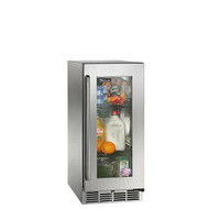 Perlick 15-Inch Signature Series Outdoor Refrigerator w/ Fully Integrated Glass Door (PR-HP15RO-4)