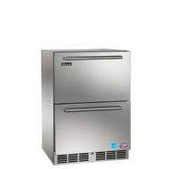 Perlick 24-Inch Signature Series Outdoor Refrigerator w/ Fully Integrated Drawers (PR-HP24RO-6)
