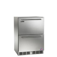 Perlick 24-Inch Signature Series Outdoor Dual Zone Refrigerator / Freezer SS Drawers