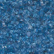 HPC Fire Pit Glass - Arctic Blue 1/4" 