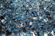 HPC Fire Pit Glass - Pacific Blue Reflective 1/4" - 10 lbs (FPGLPACIFICBLUEREF)
