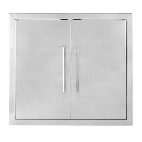 All Pro Stainless Steel Small Double Access Door Grillmen Com