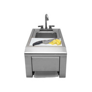 Alfresco 14 inch Prep and Hand Wash Sink 