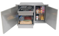 Alfresco 30 inch High Profile Dry Storage Pantry 33 Height