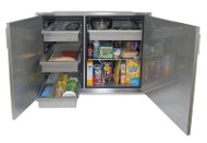 Alfresco 42 inch High Profile Dry Storage Pantry 33 inch Height