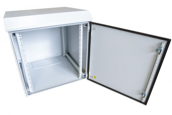 24ru 400mm Deep Outdoor Dust Proof Wall Mount Server Rack Cabinet Non Vented Ip65