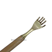 Martin Metal Hand Back Itch Scratcher with Wood Handle, 19 Inch Long